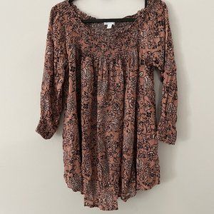 Comfortable A-Glow Maternity Blouse